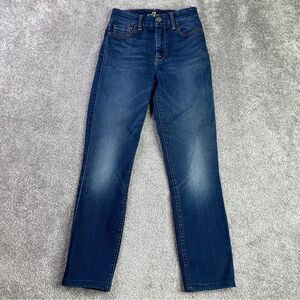 7 For Mankind Jeans Women’s 23 Blue Skinny High Rise Dark Denim Stretch